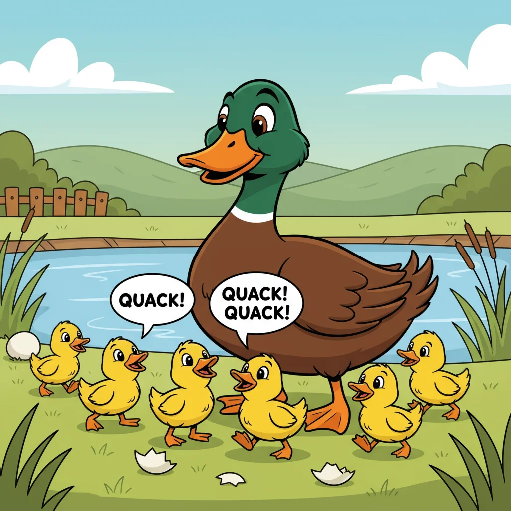 Illustration for: Hatching Day Excitement