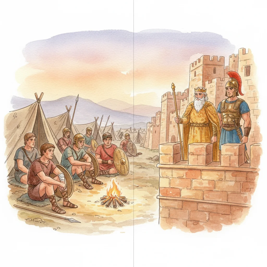 Illustration for: Weary Warriors