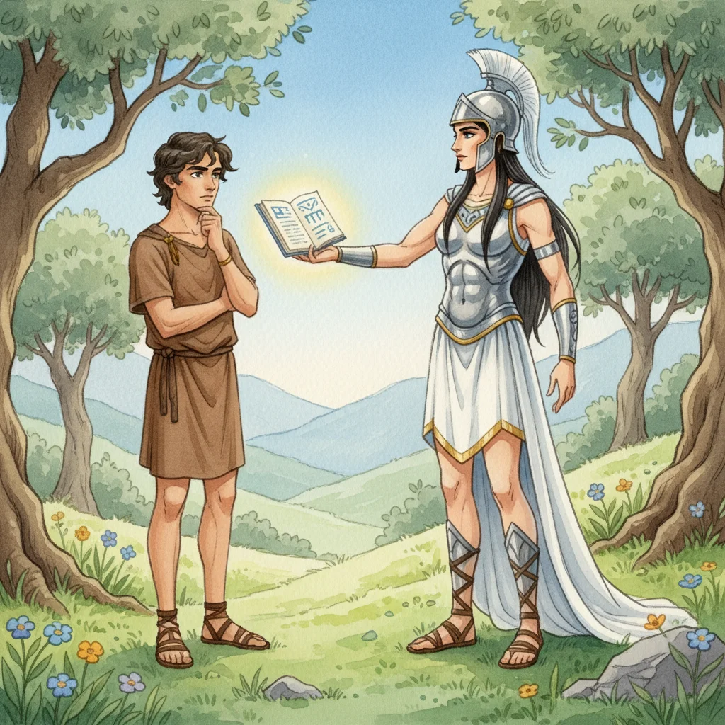 Illustration for: Athena's Gift of Wisdom