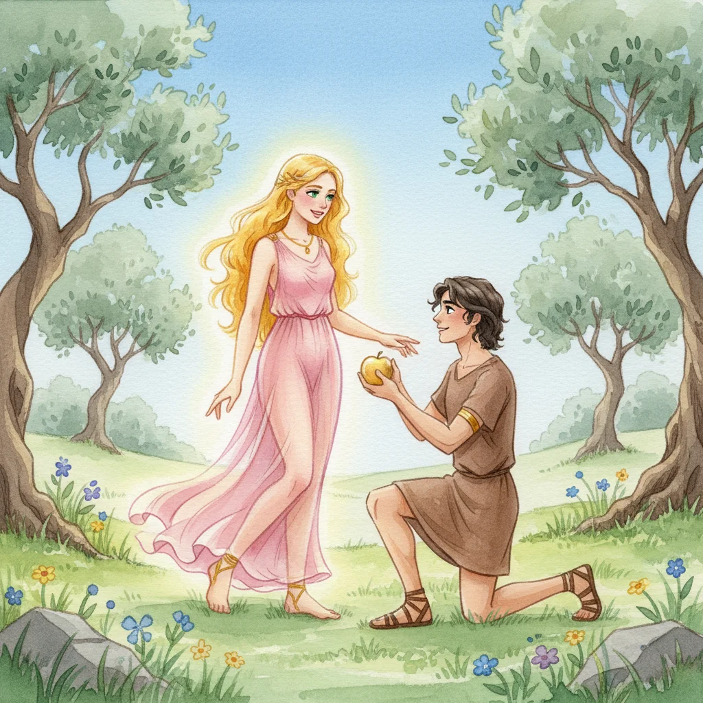 Illustration for: Aphrodite's Sweet Promise