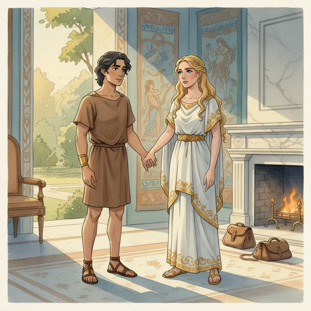 Illustration for: Helen Chooses to Go