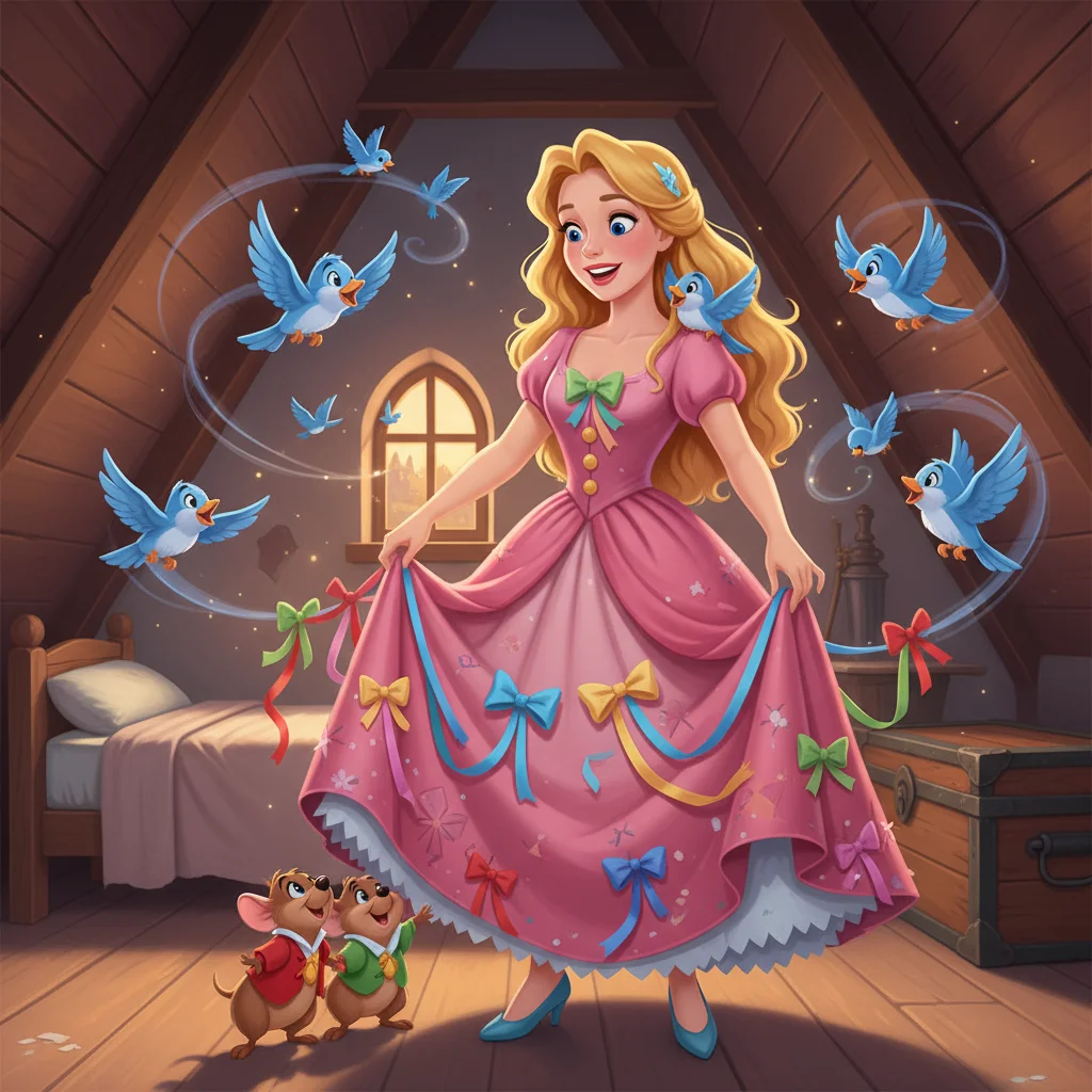 Illustration for: A Beautiful Gown