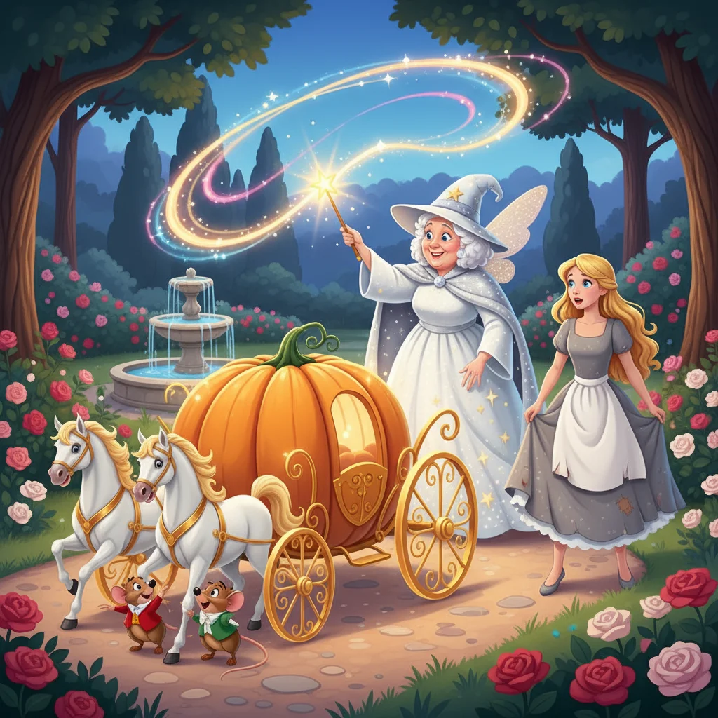 Illustration for: Pumpkin Carriage