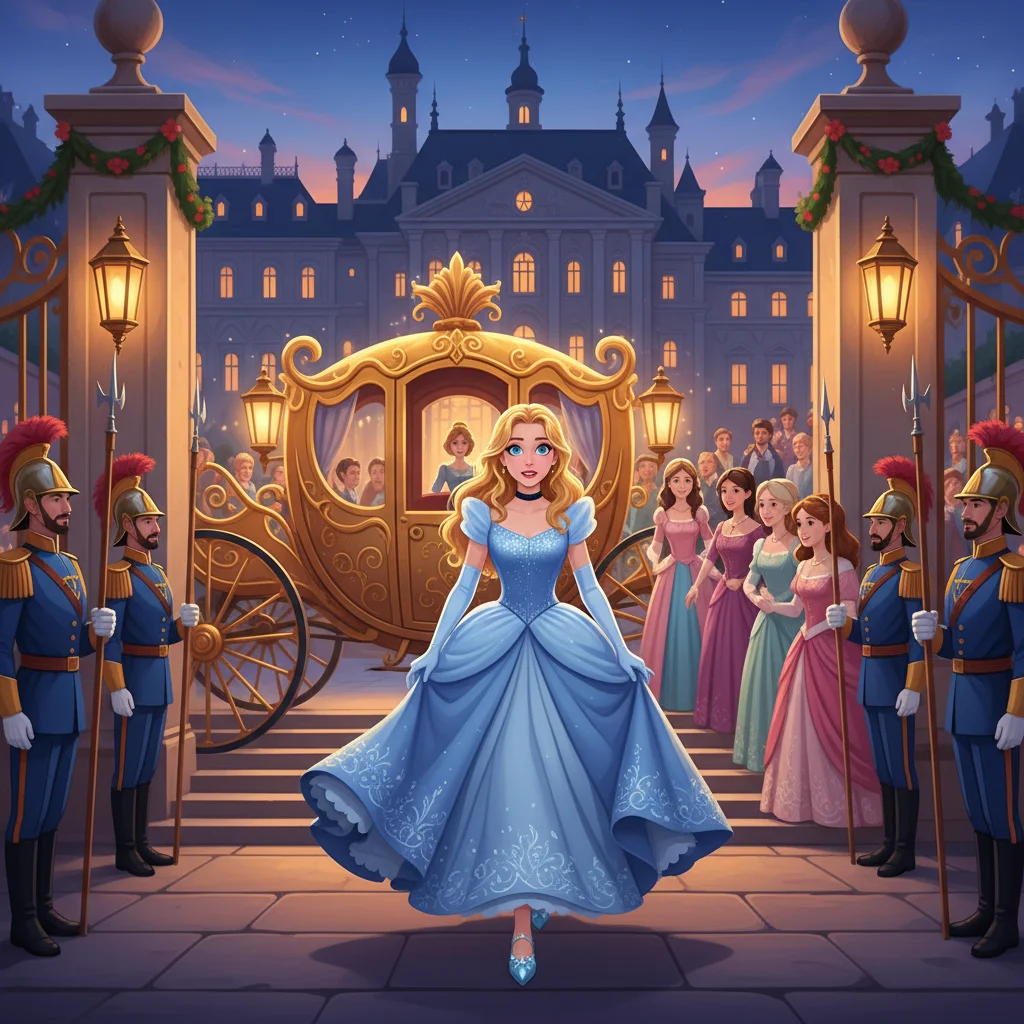 Illustration for: Arrival at the Ball